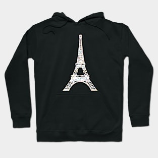 Eiffel tower Paris France the curve -subway Paris Hoodie